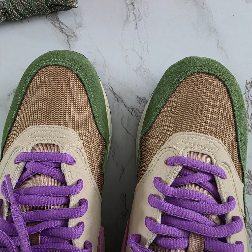 nike air max 1 nh sz 7 treeline/light bordeaux DR9773-300 - Picture 5 of 7